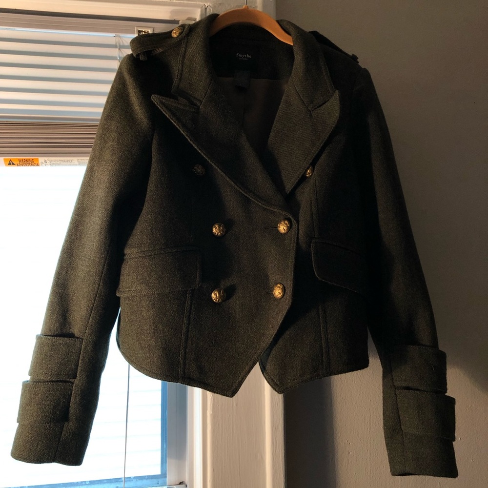Smythe 100% Wool Army Blazer